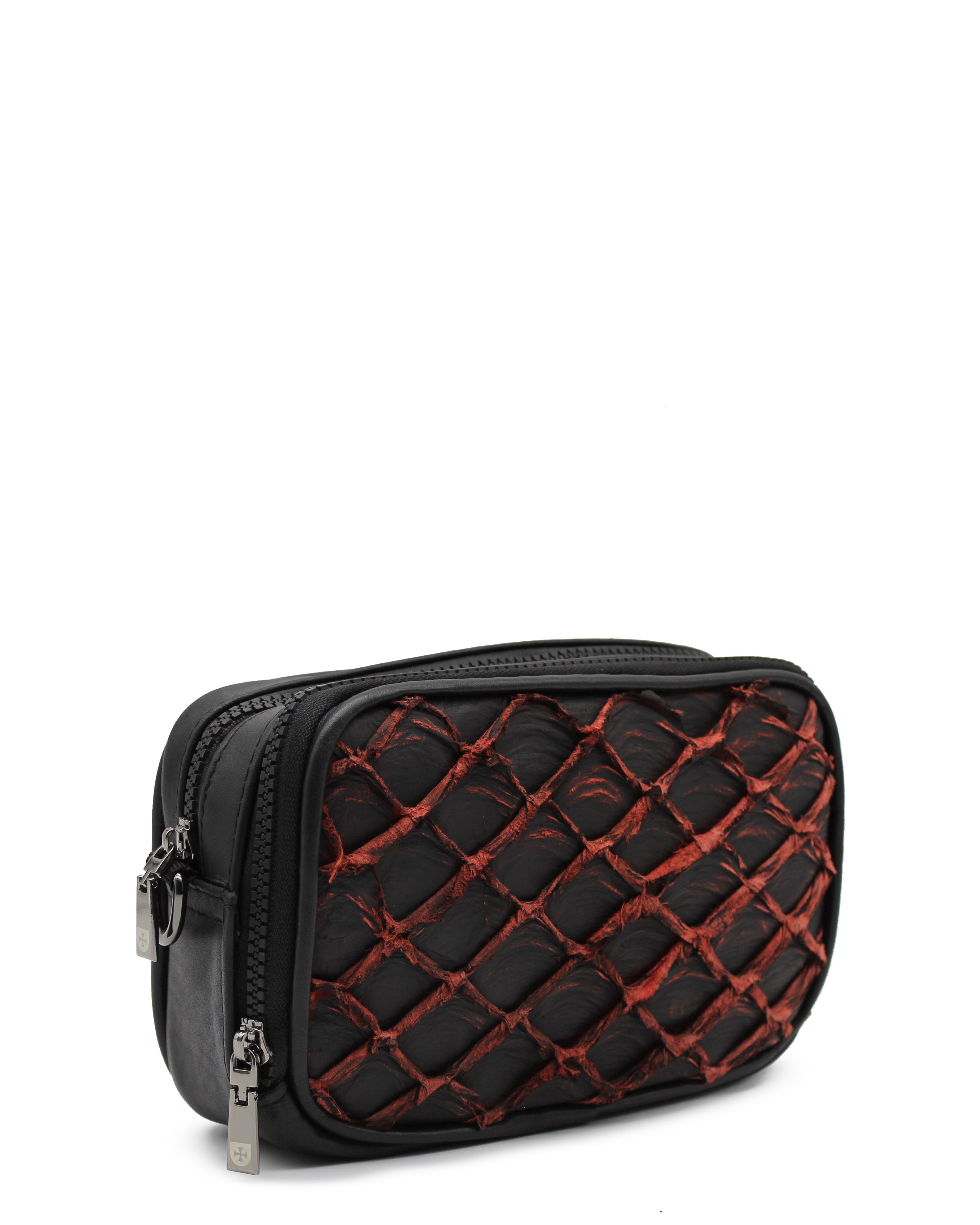 Crossbody Copal Pirarucú Black Cherry