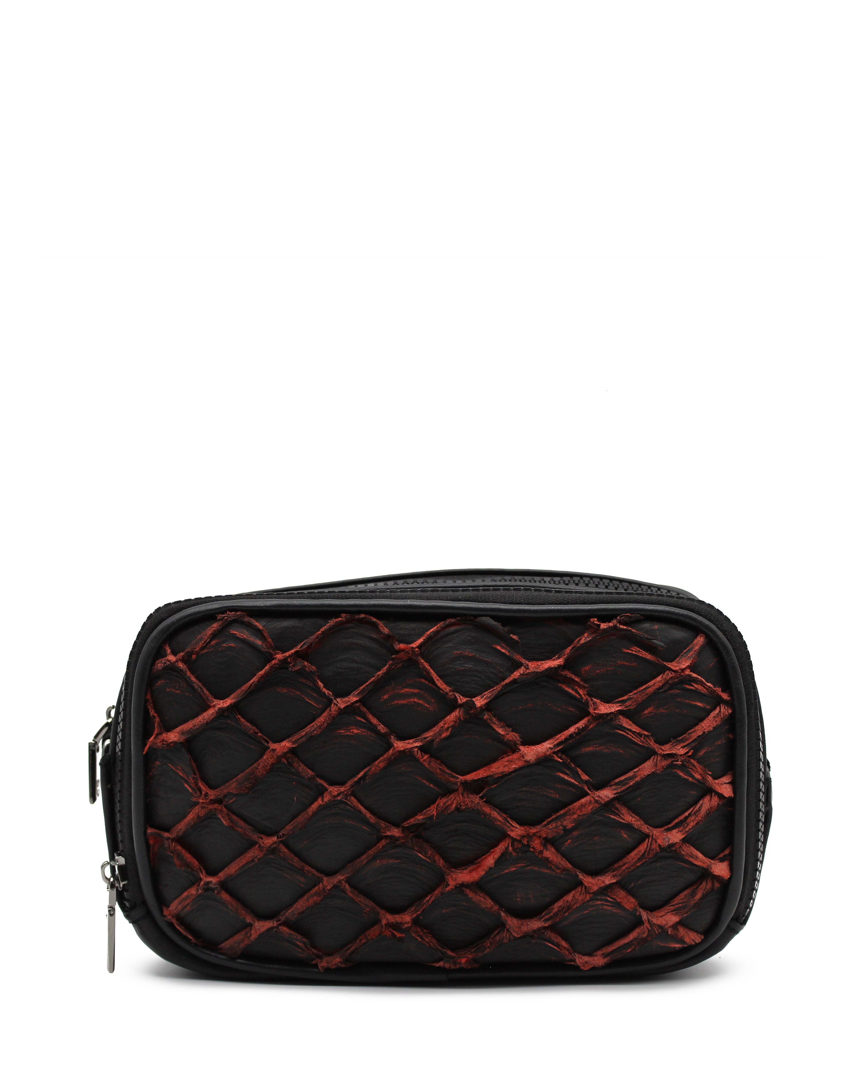 Crossbody Copal Pirarucú Black Cherry