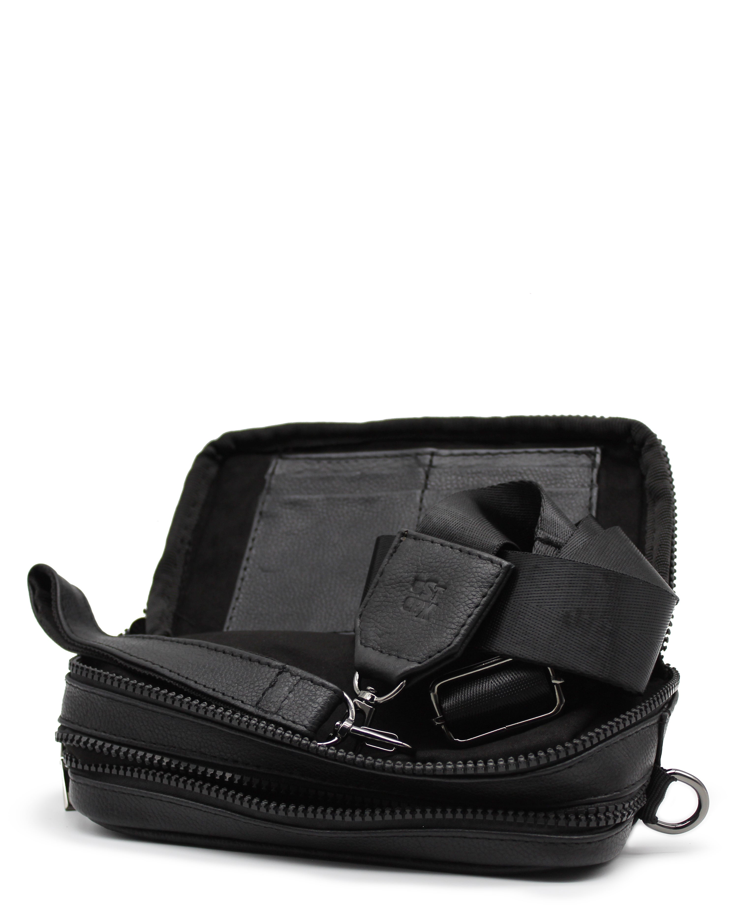 Crossbody Copal Caimán Negro