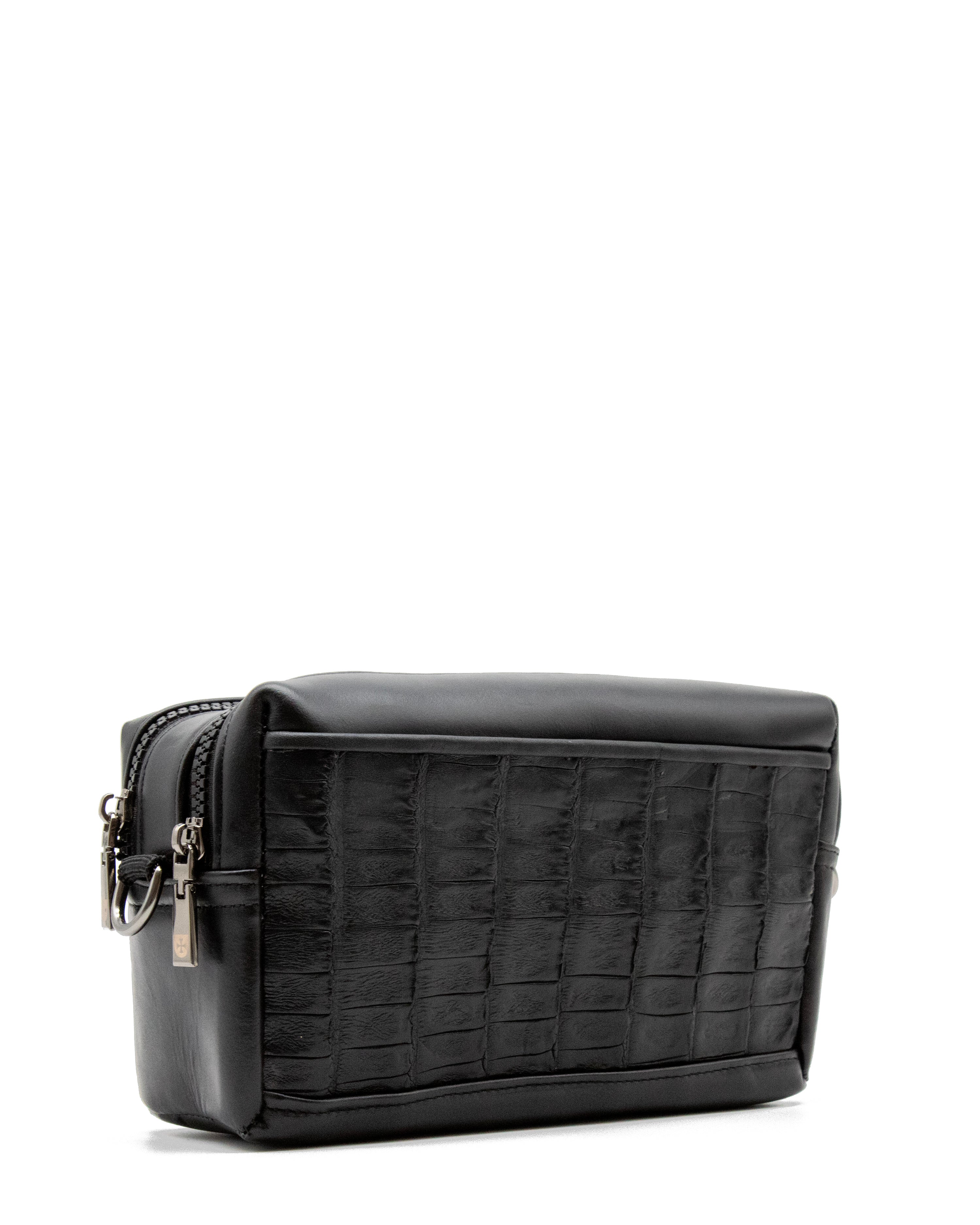Crossbody Sabino Caimán Negro