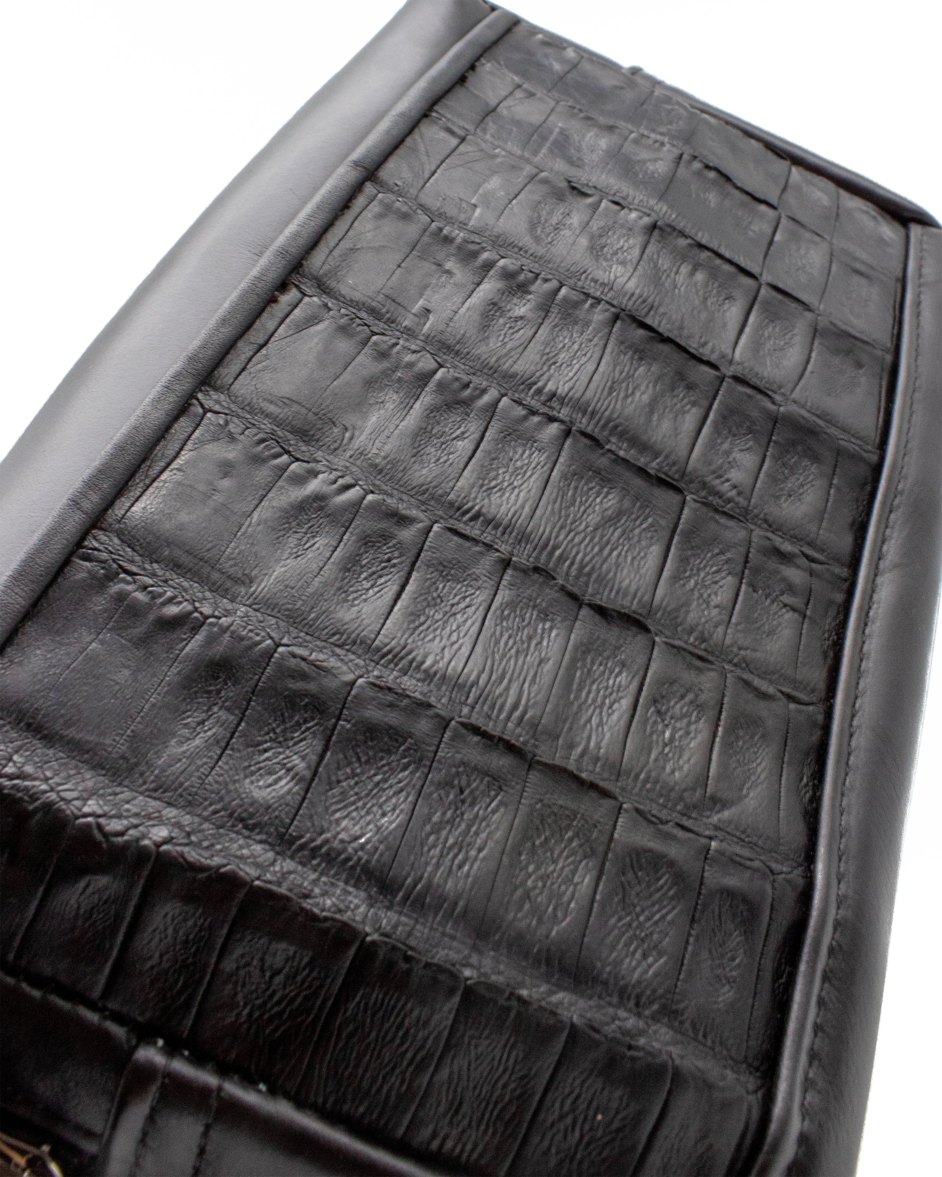 Crossbody Sabino Caimán Negro