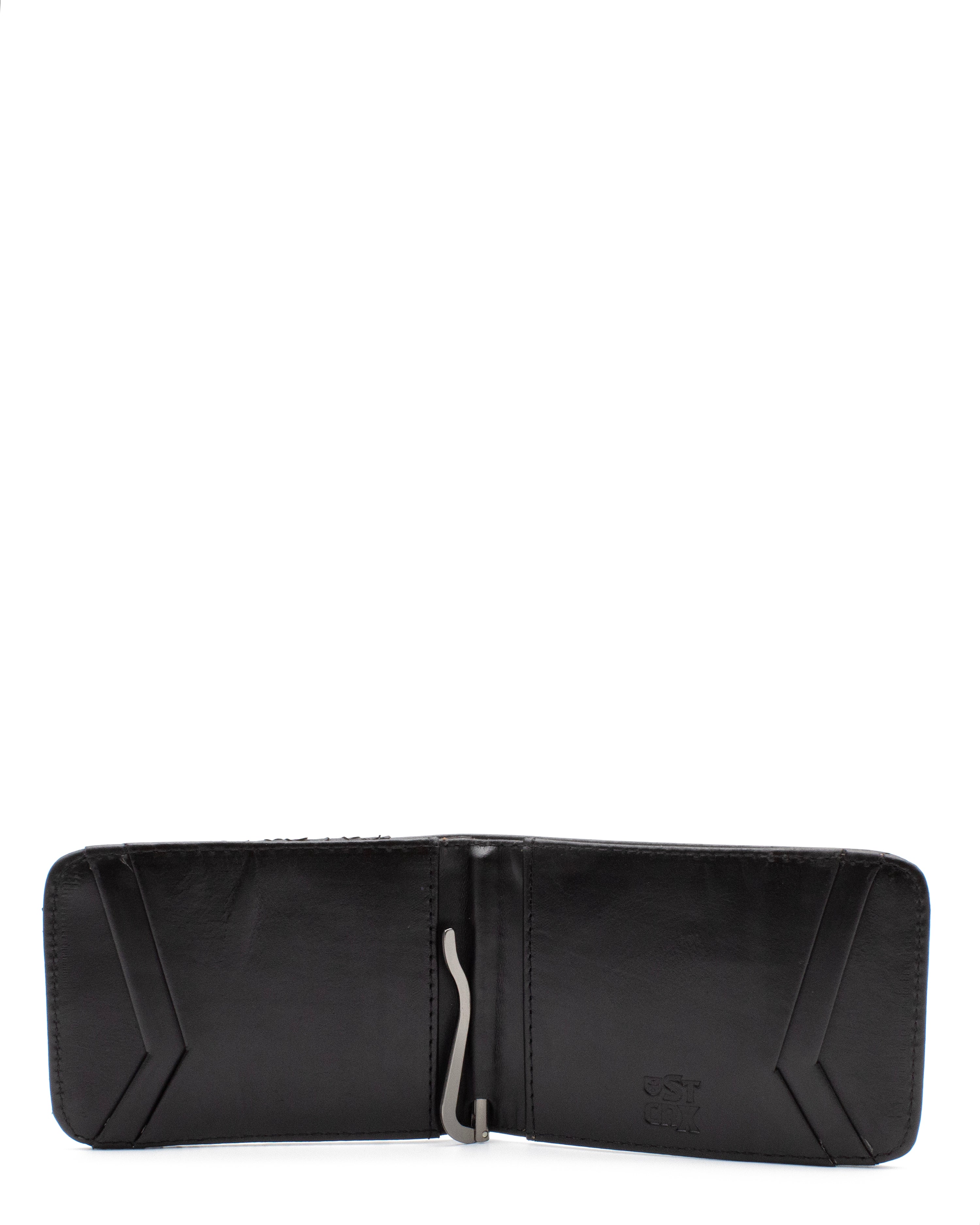Cartera Clip Lizard Negro