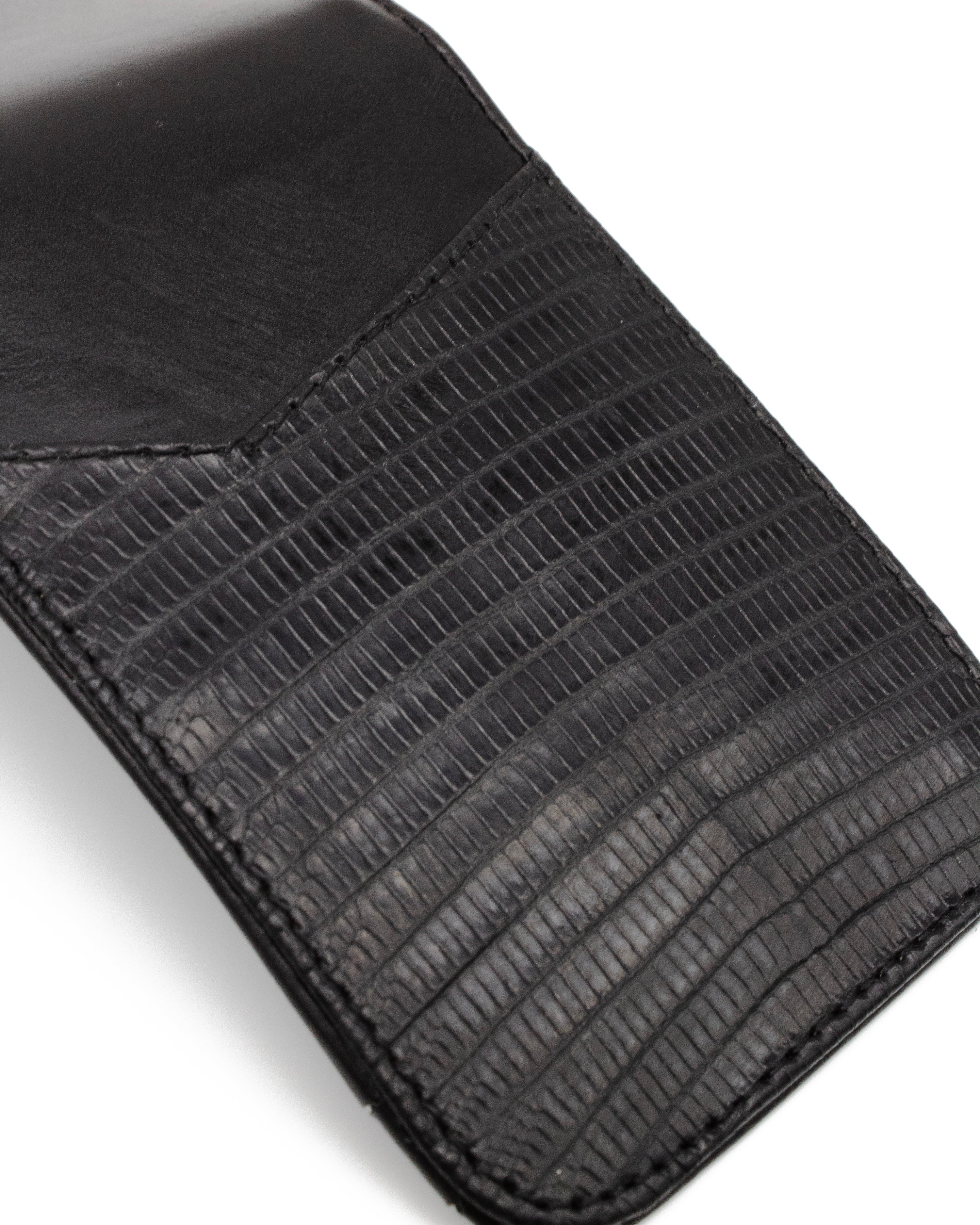 Cartera Clip Lizard Negro