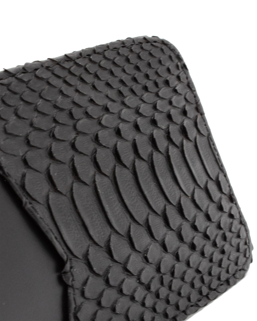 Cartera Clip Pitón Negro