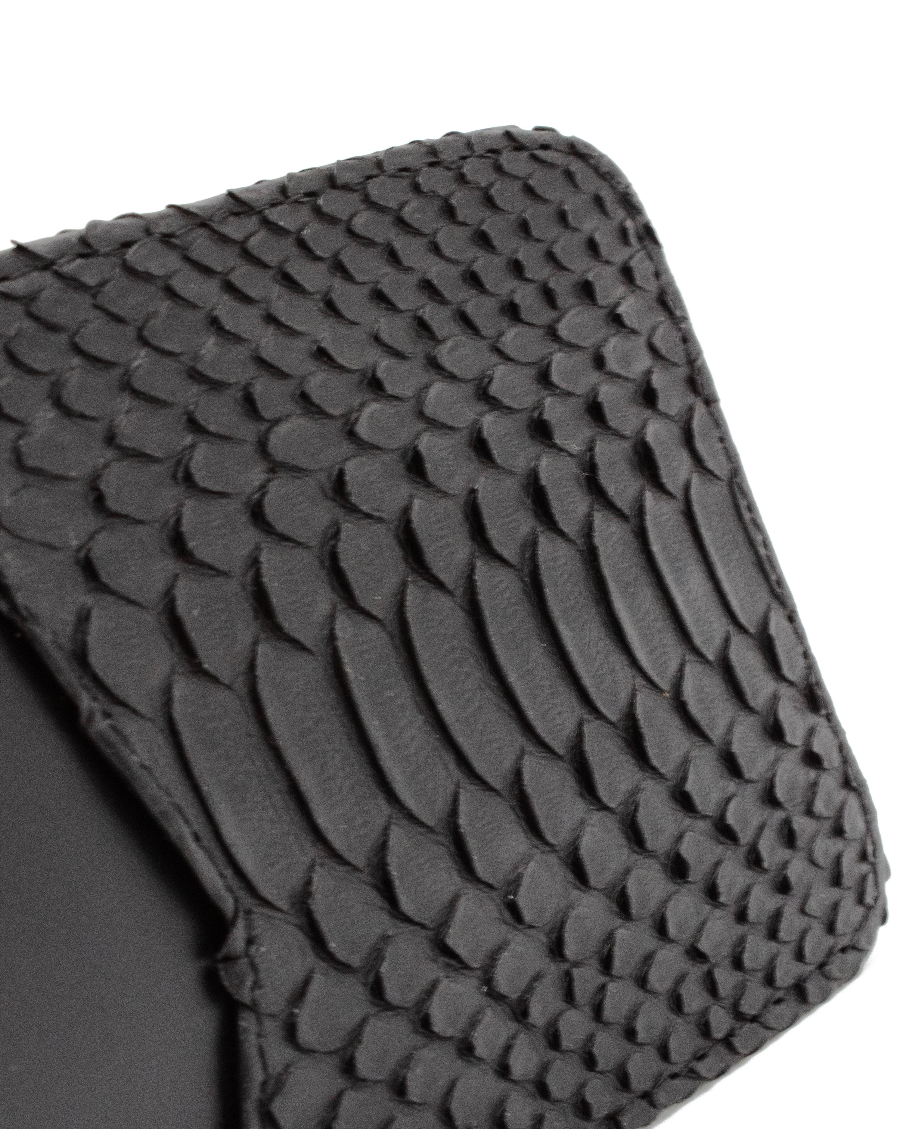 Cartera Clip Pitón Negro