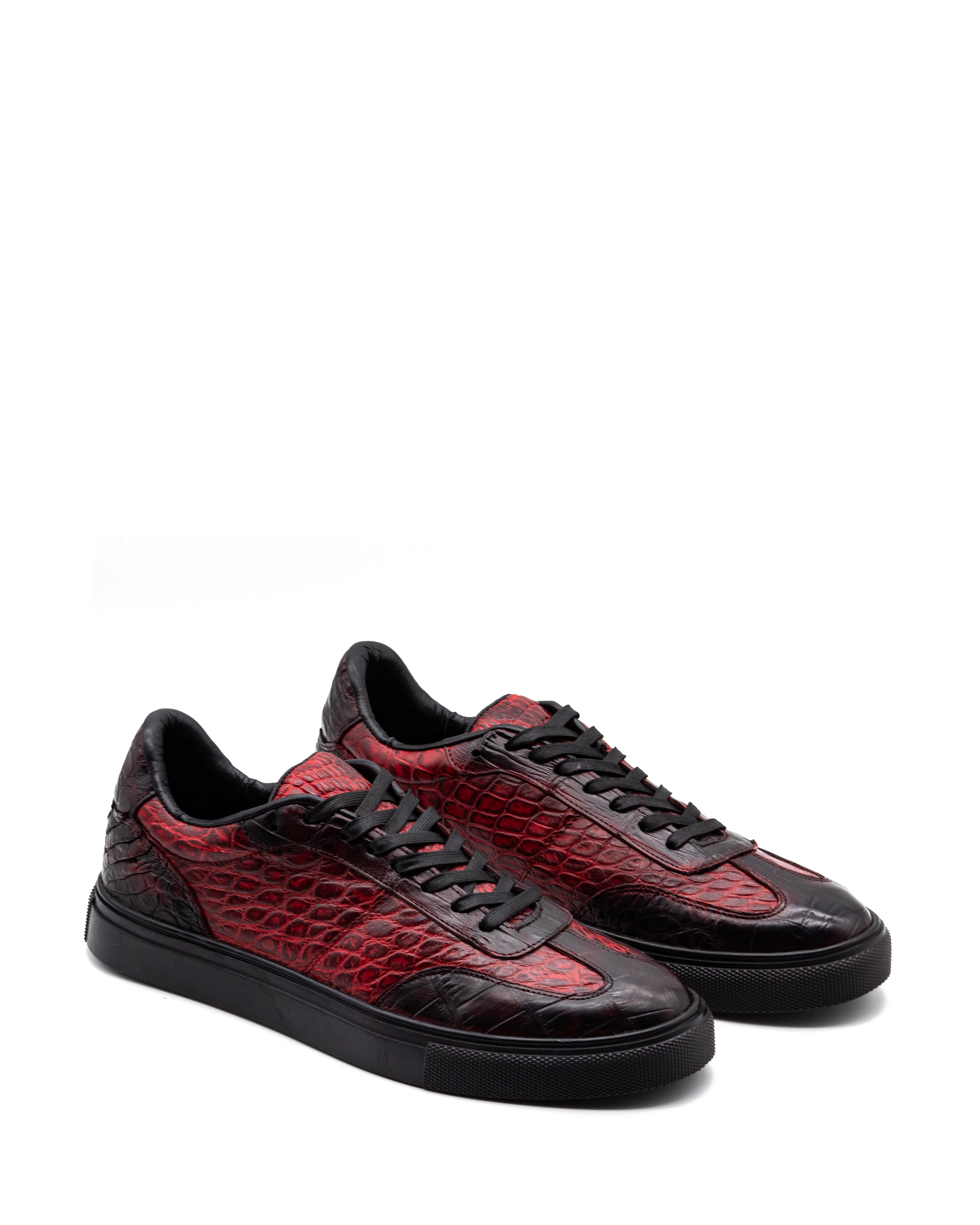 Sneaker Prado Red Alligator FULL EXOTIC