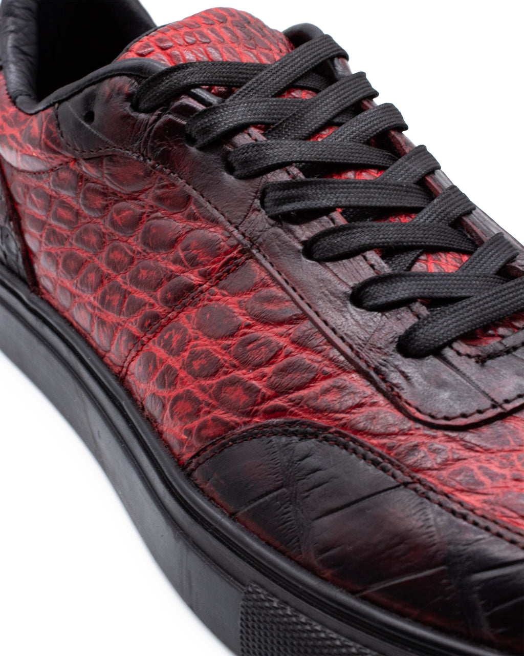 Sneaker Prado Red Alligator FULL EXOTIC
