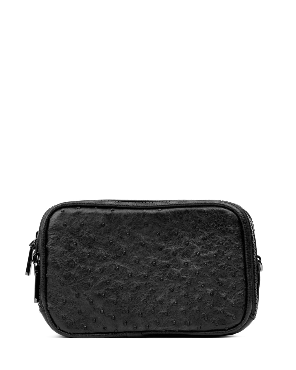 Crossbody Copal Avestruz Negro