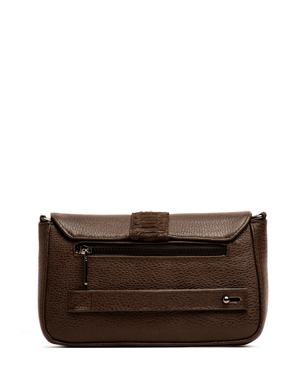 Crossbody Encino Pitón Café