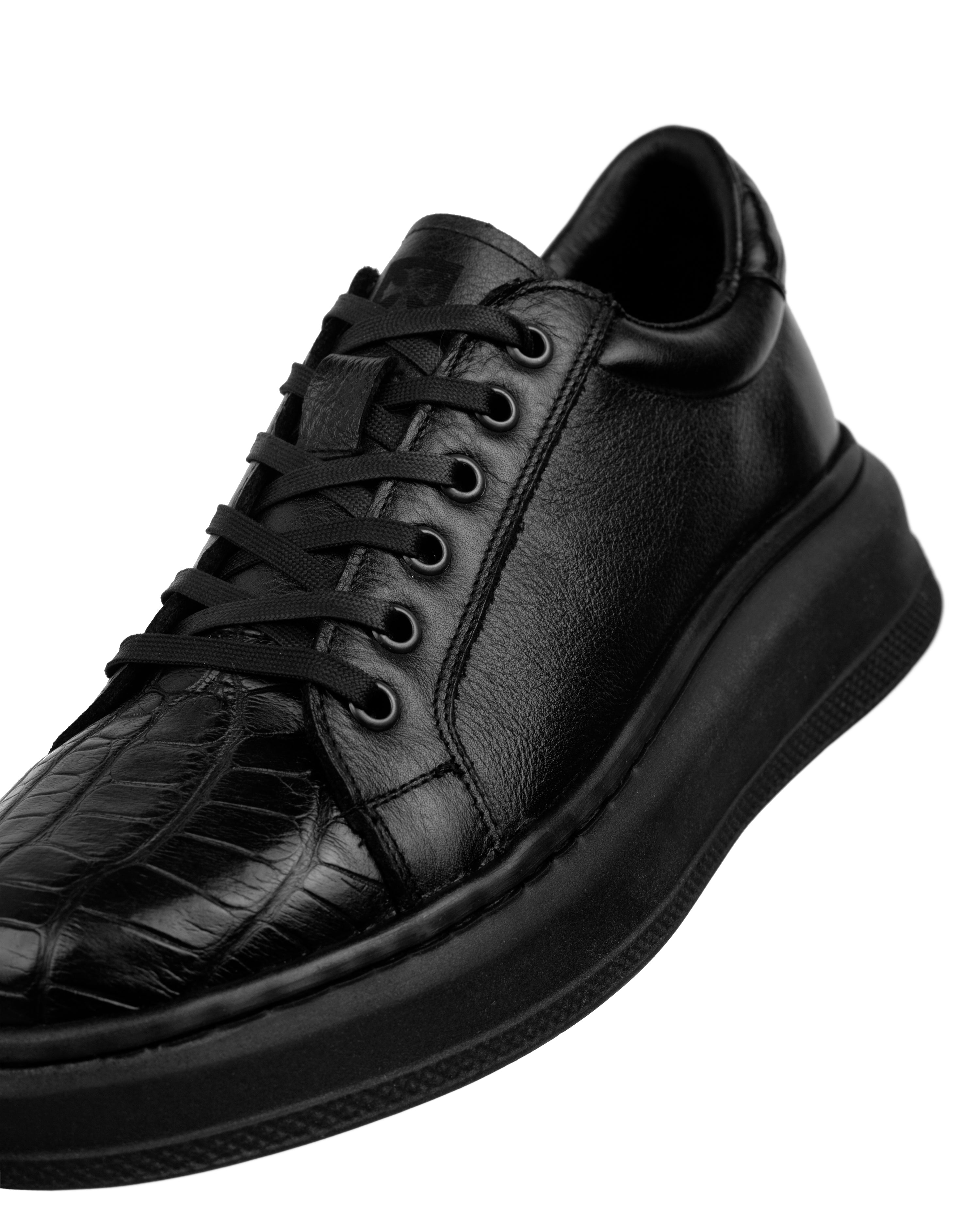 Sneaker Aldama Caimán Negro