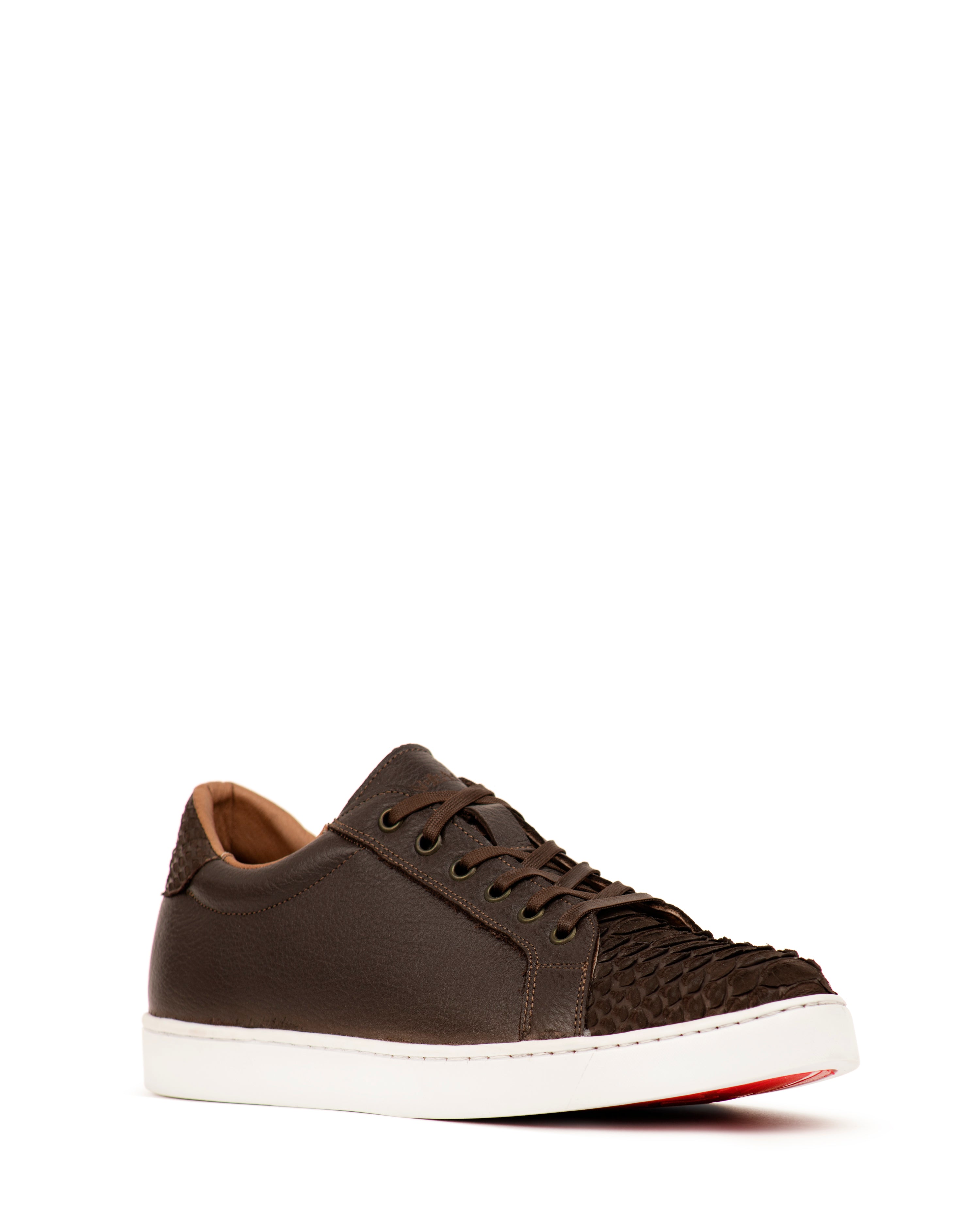 Sneaker Carrillo Pitón Nobuck Tabaco