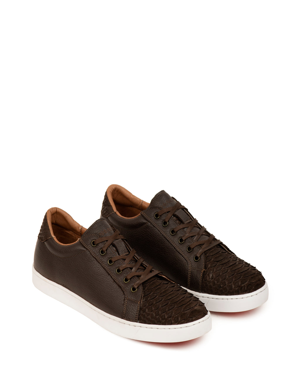 Sneaker Carrillo Pitón Nobuck Tabaco