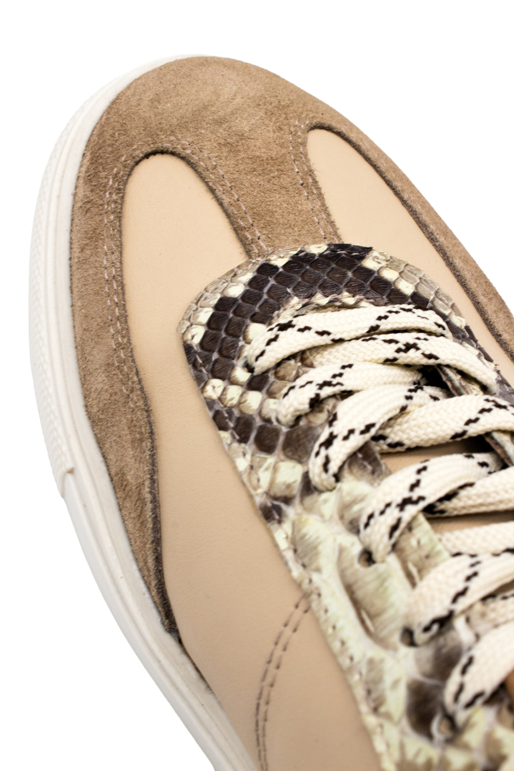 Sneaker Prado Latte Pitón
