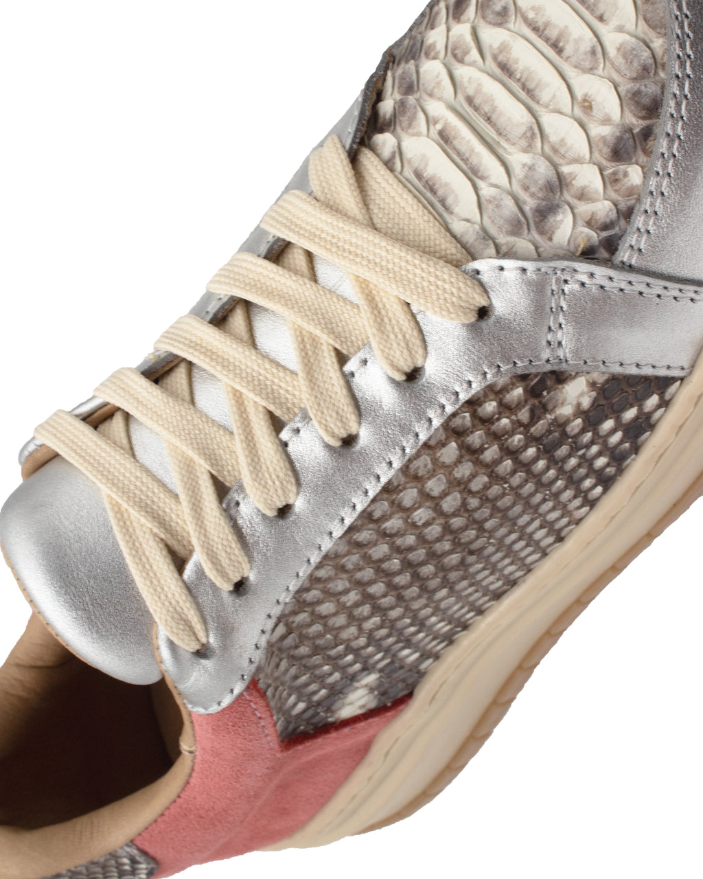 Sneaker Palmar Plata Piton Natural
