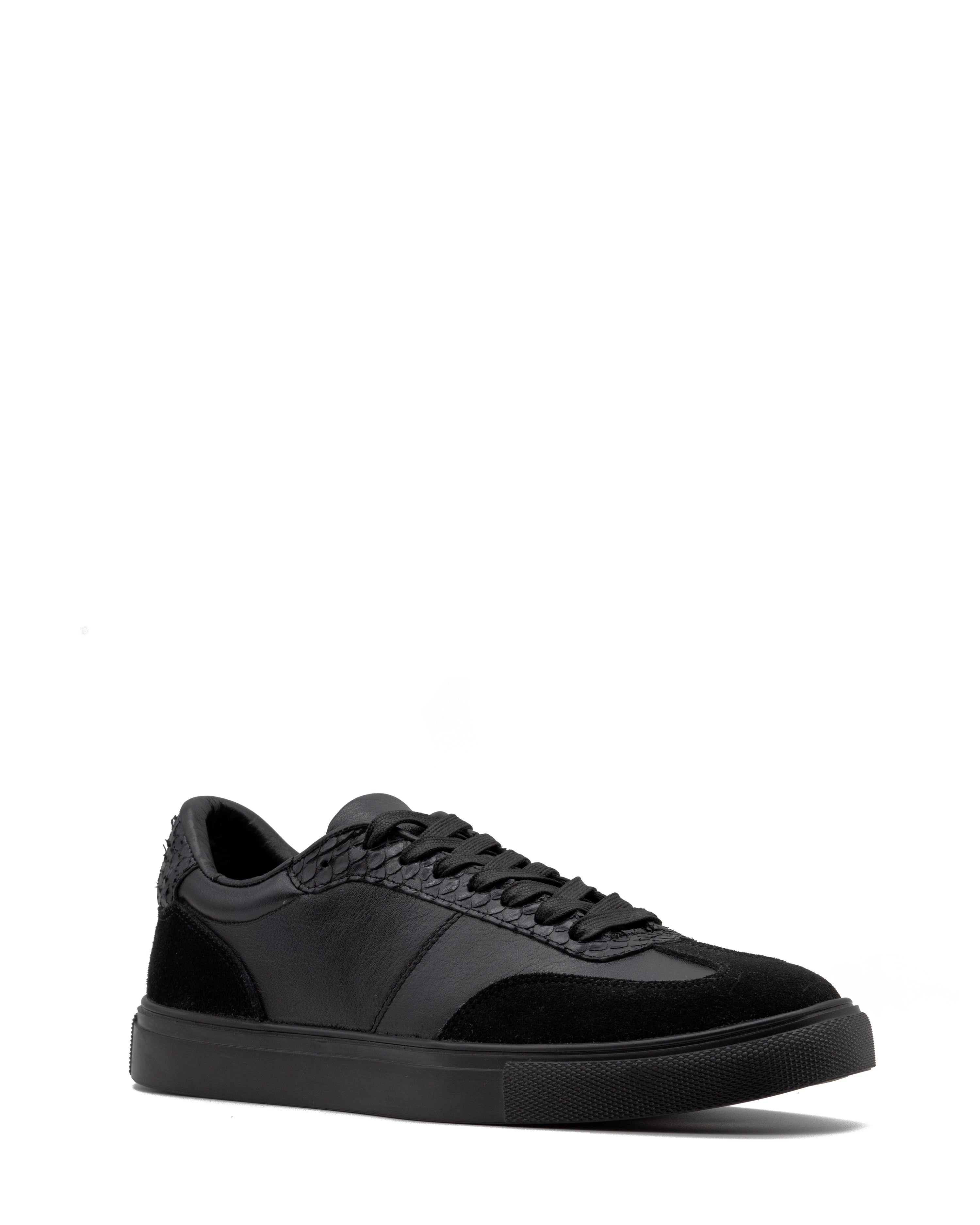 Sneaker Prado Negro Pitón Brillante