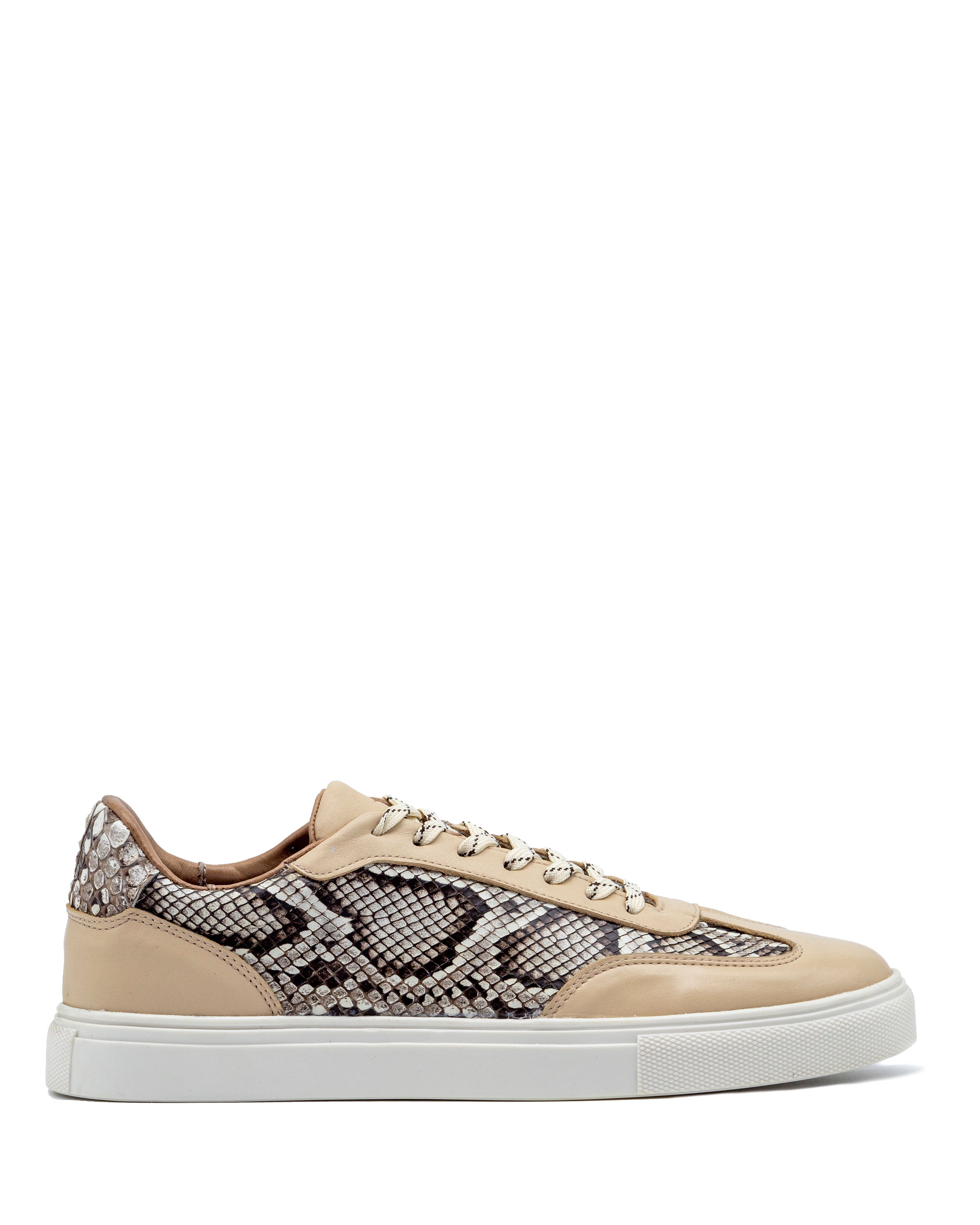 Sneaker Prado Pitón Natural Nude