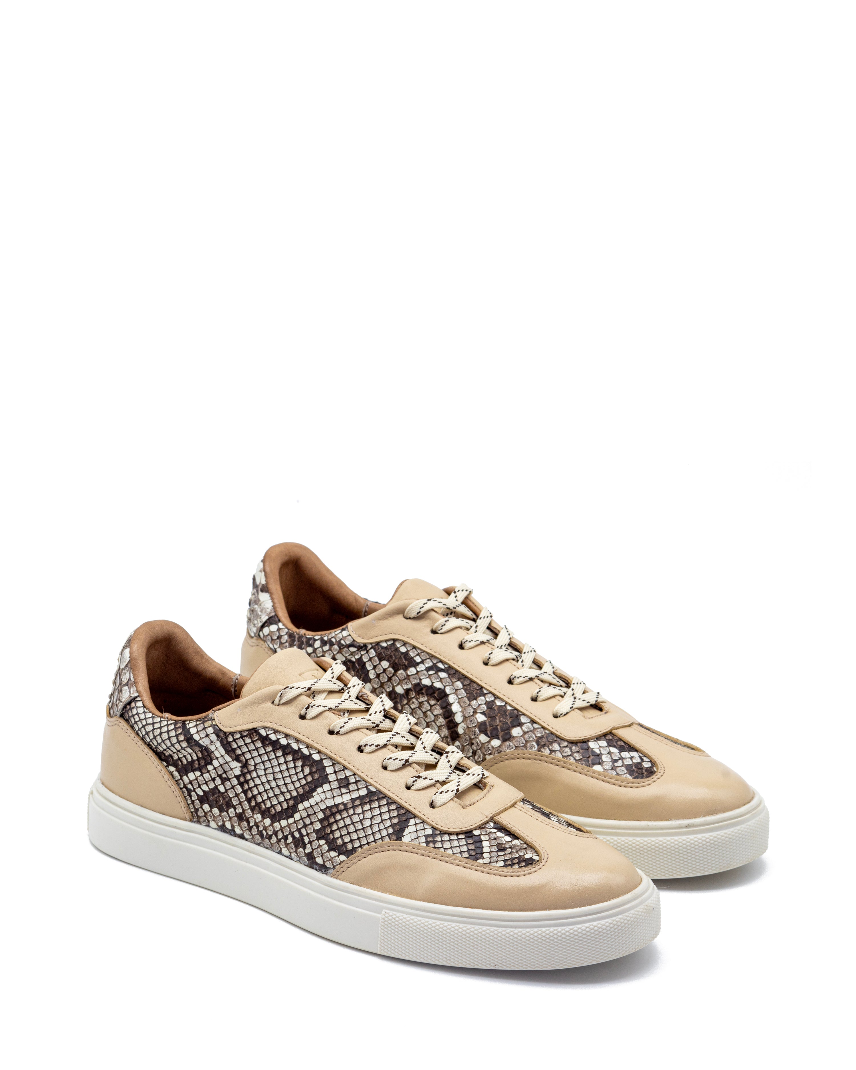 Sneaker Prado Pitón Natural Nude