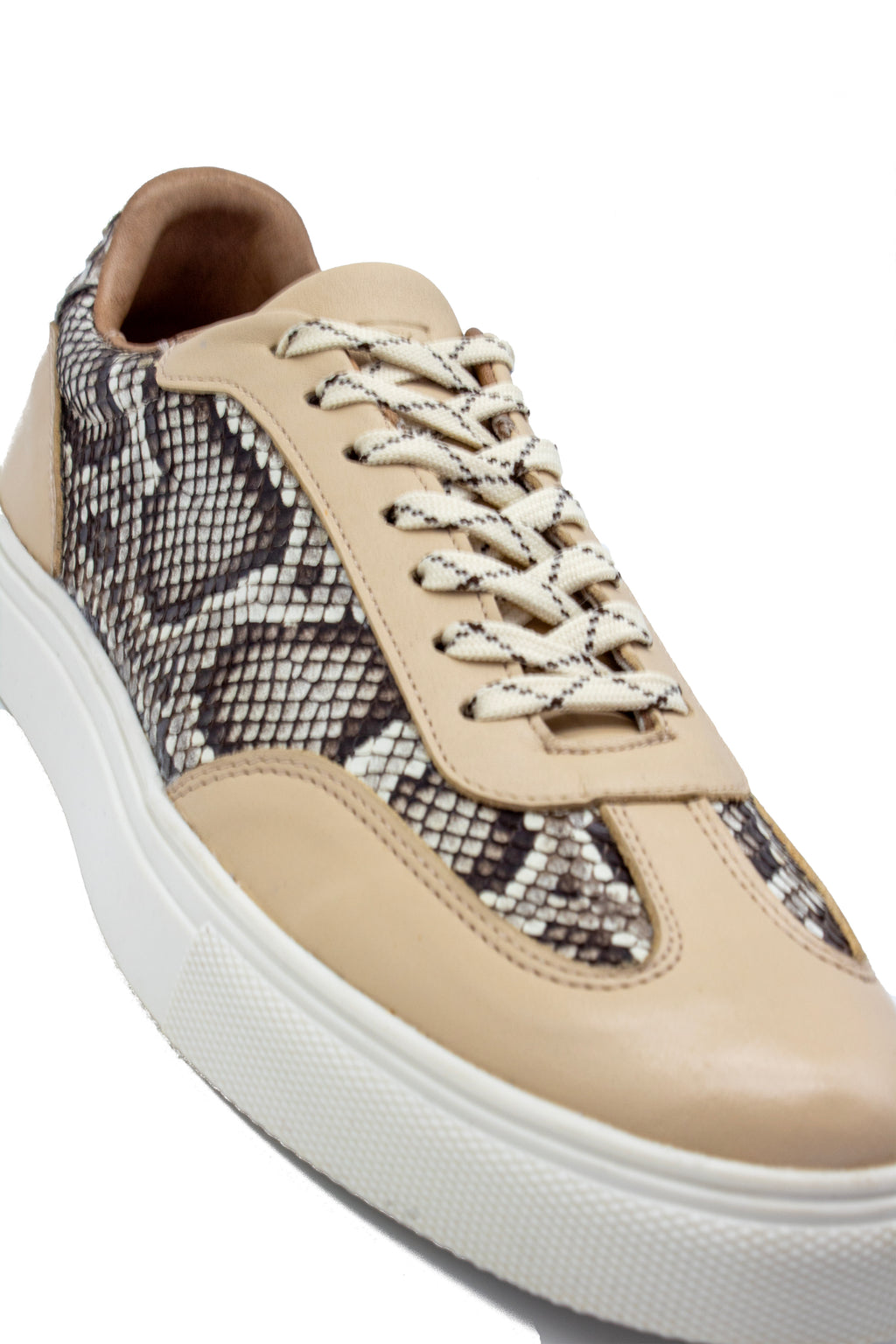 Sneaker Prado Pitón Natural Nude