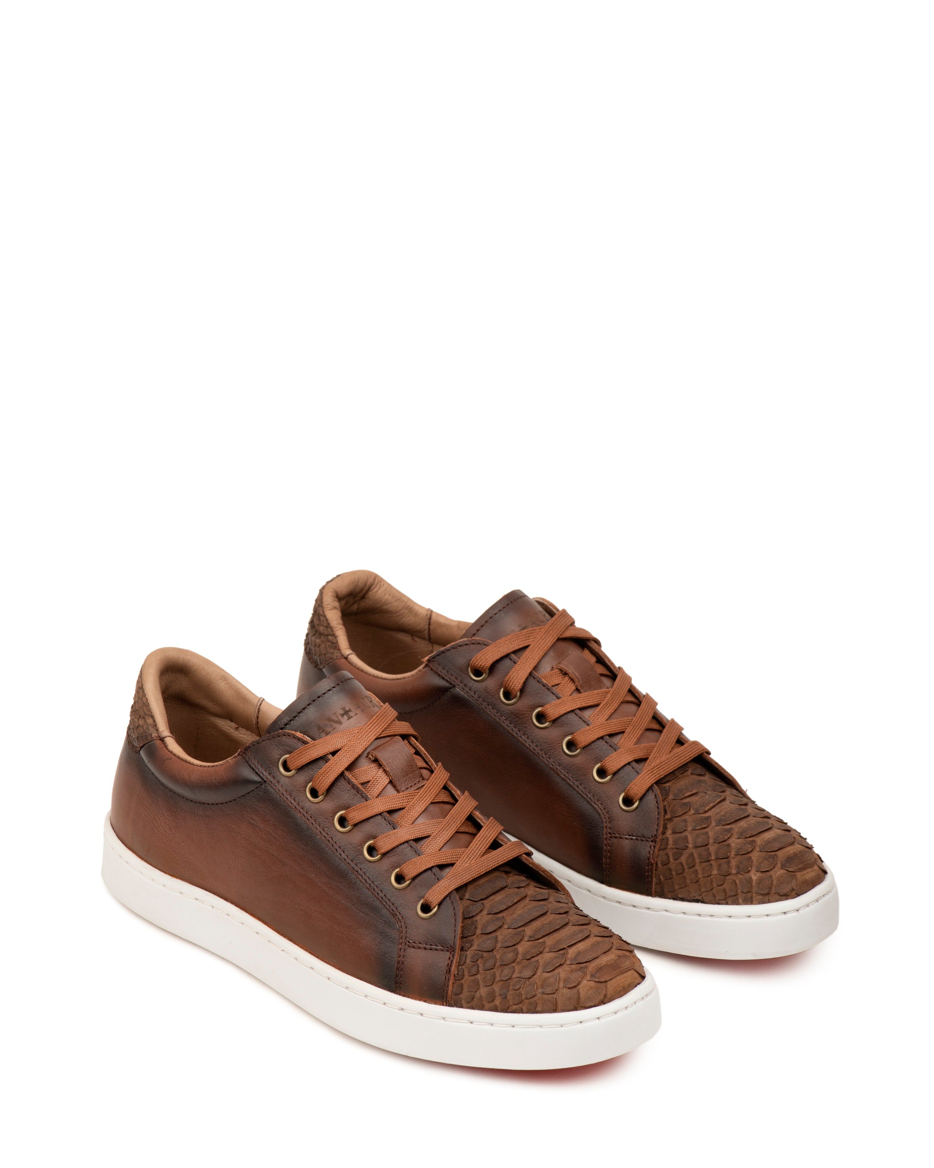 Sneaker Carrillo Pitón Nobuck Tamarindo