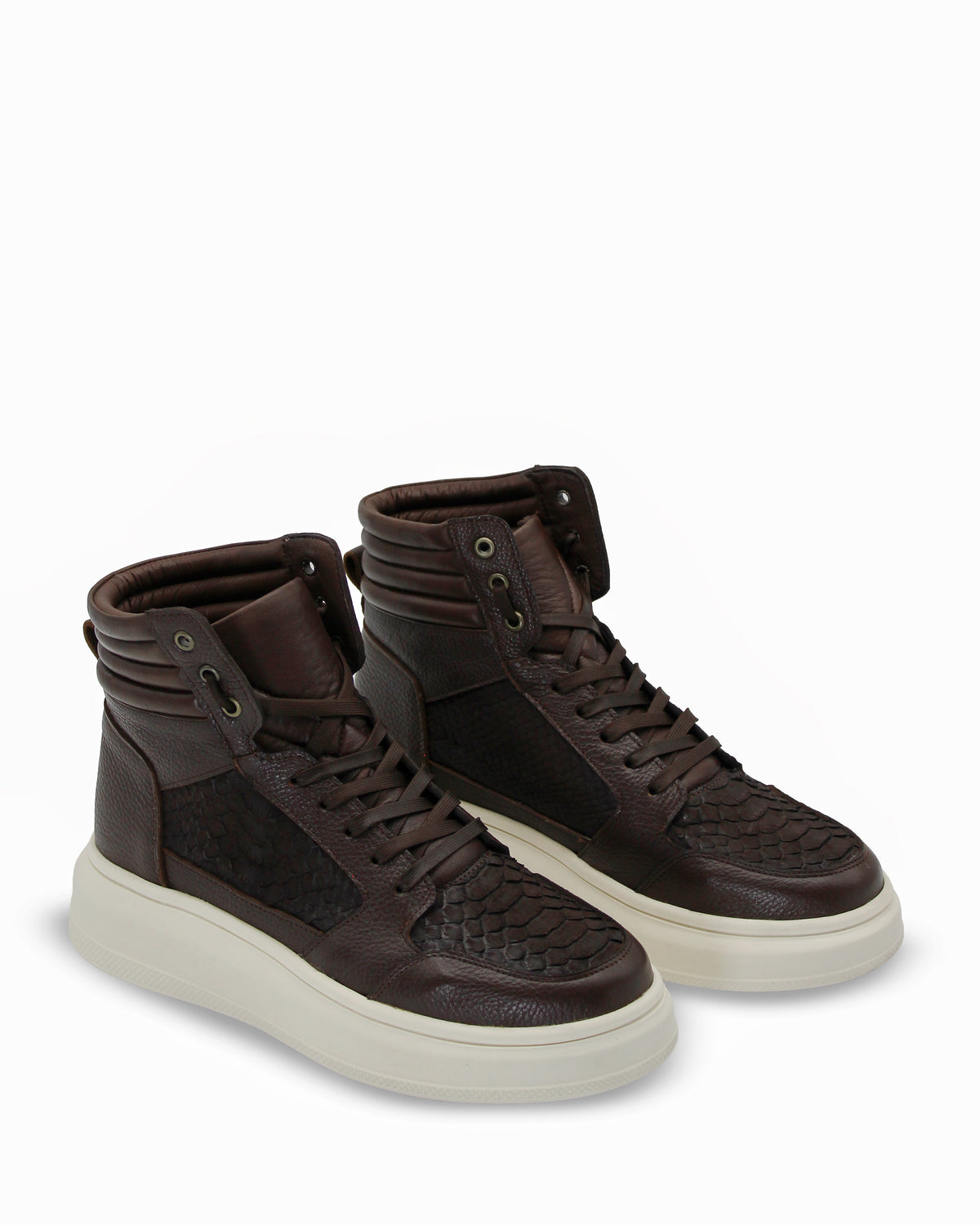 Sneaker Soto Pitón Nobuck Tabaco