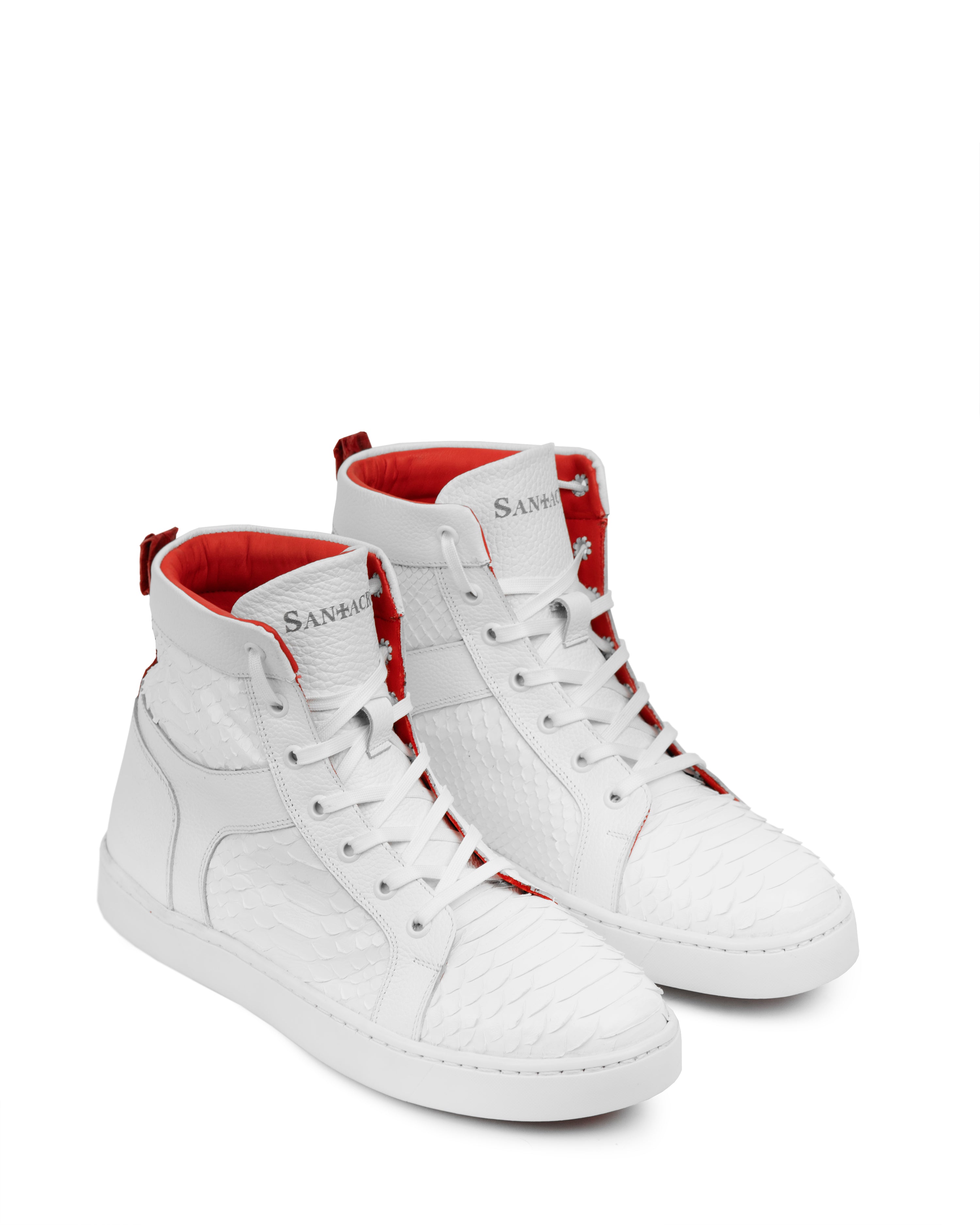 Sneaker Escalante Pitón Blanco