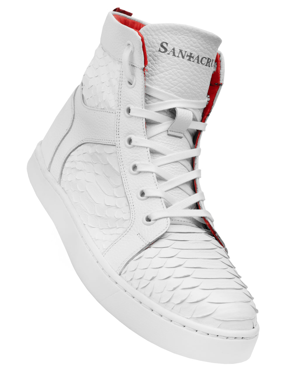 Sneaker Escalante Pitón Blanco