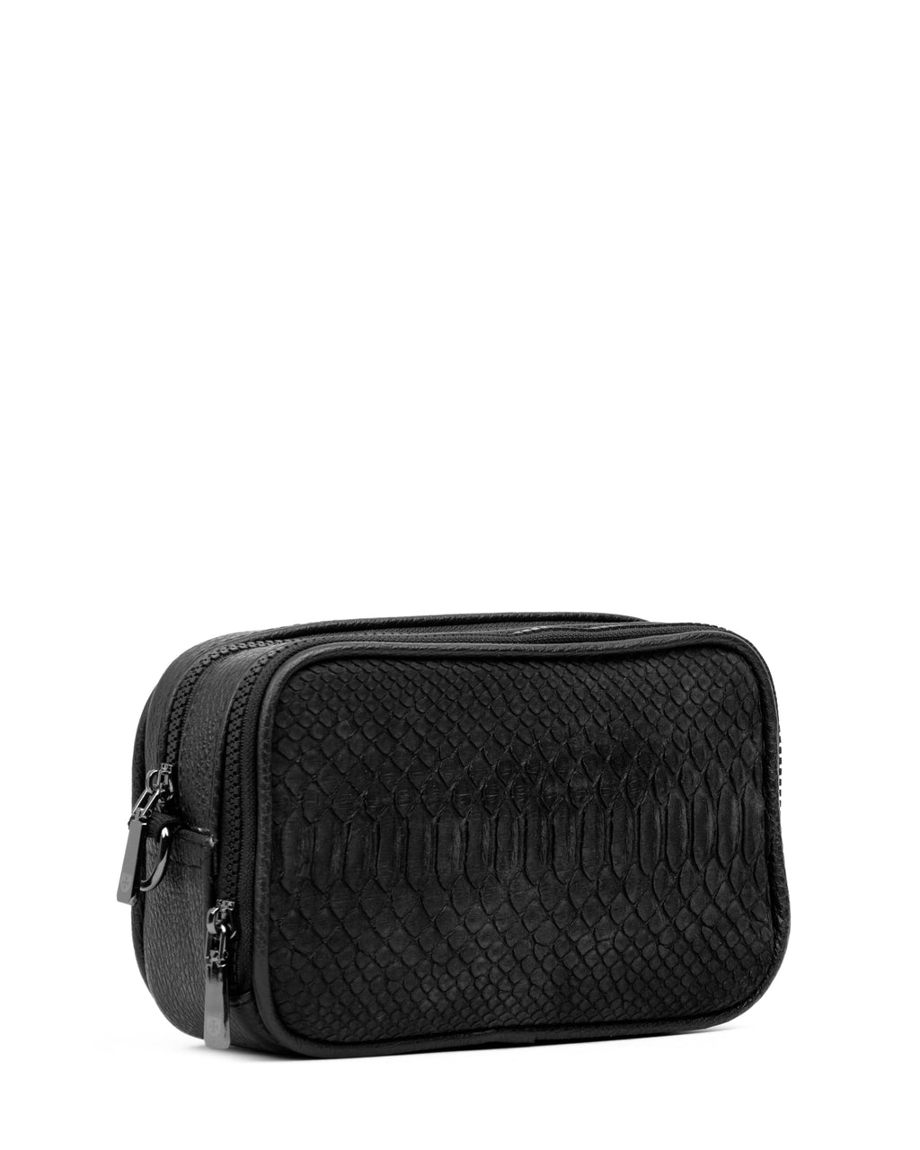 Crossbody Copal Pitón Negro